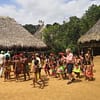 Embera Indianerdorf