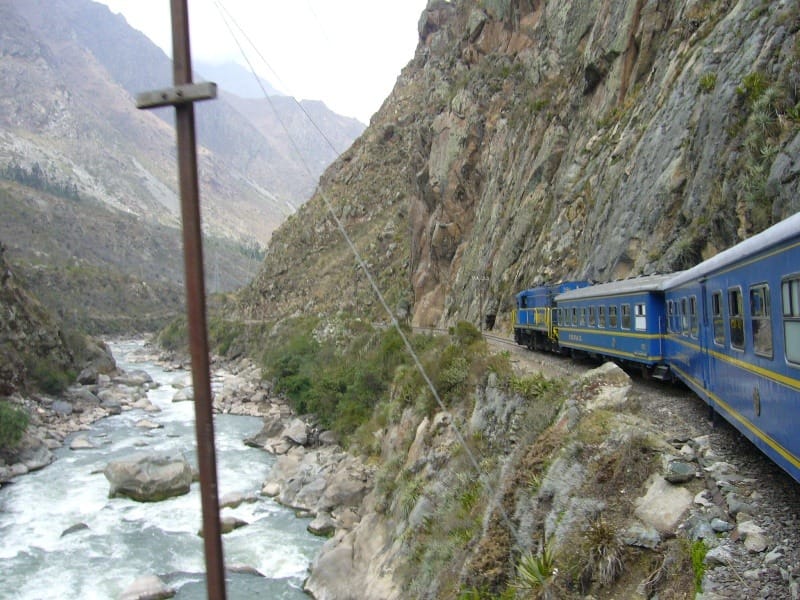 Schmalspurbahn zum Machu Picchu